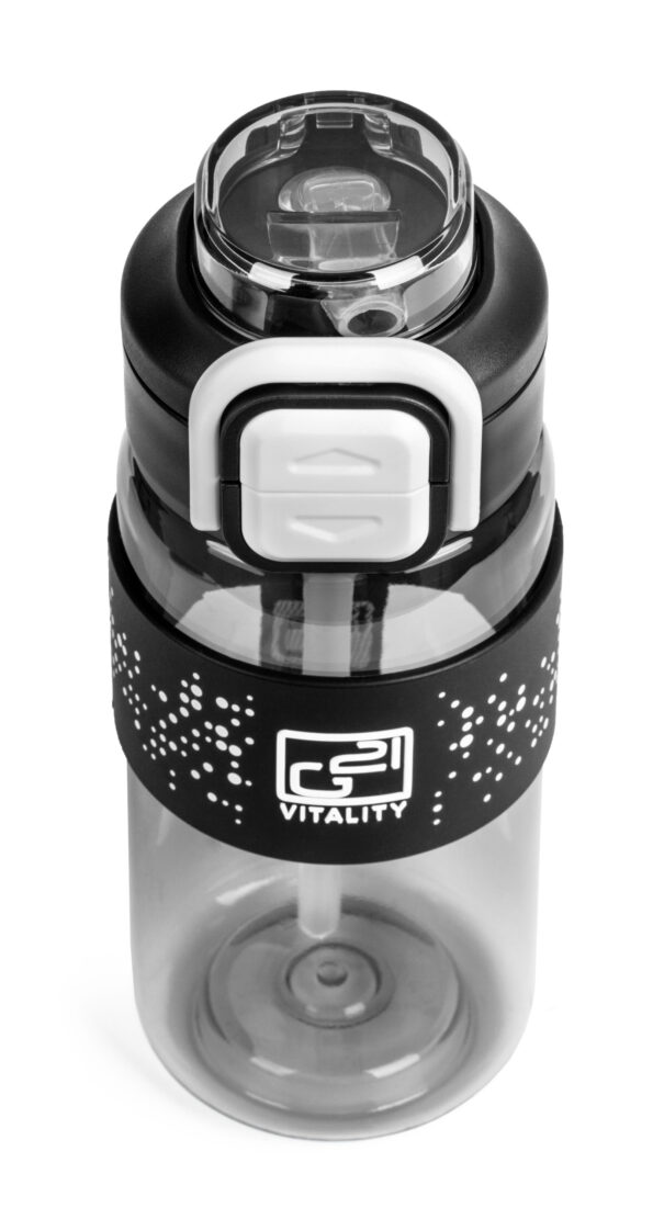 Fľaša G21 na pitie 600 ml 2v1, sivá – Obrázok 5