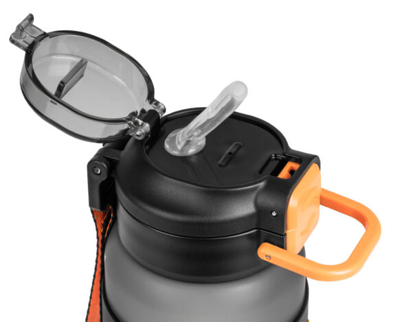 Fľaša G21 na pitie 600 ml 2v1, sivá zmrznutá – Obrázok 7