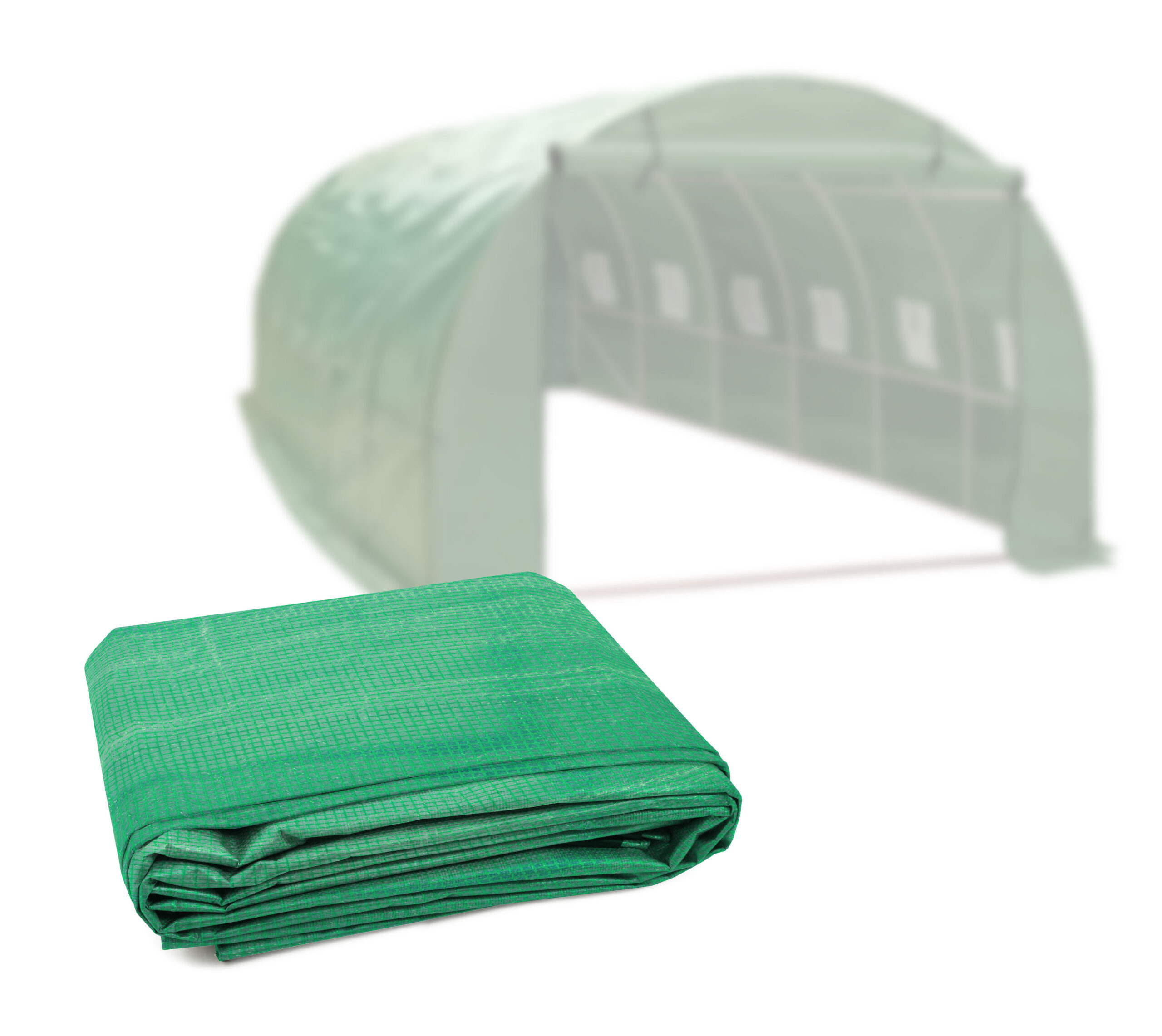 Folded Gray Tarp Fólia G21 pre fóliovník 200 x 200 x 200 cm, zelená – Obrázok 1