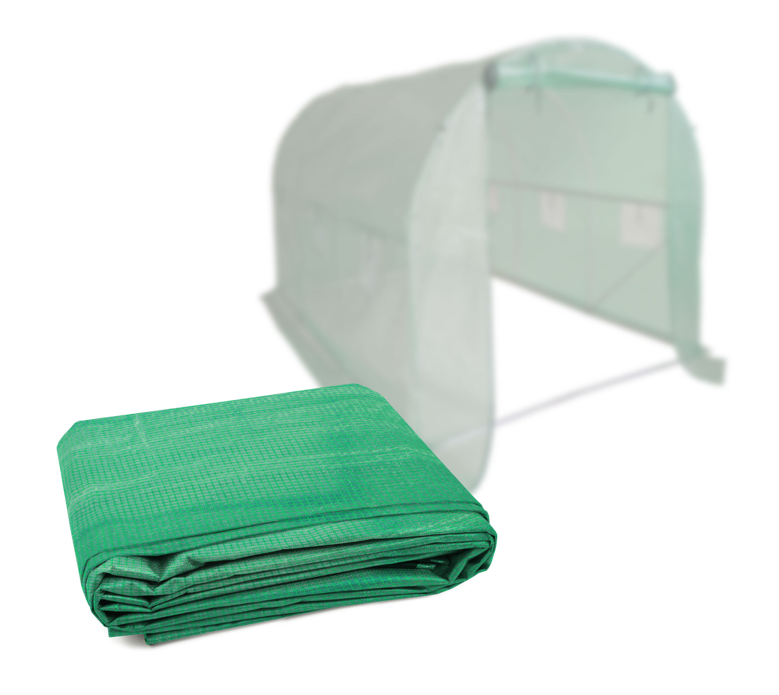 Folded Gray Tarp Fólia G21 pre fóliovník 200 x 300 x 200 cm, zelená – Obrázok 1