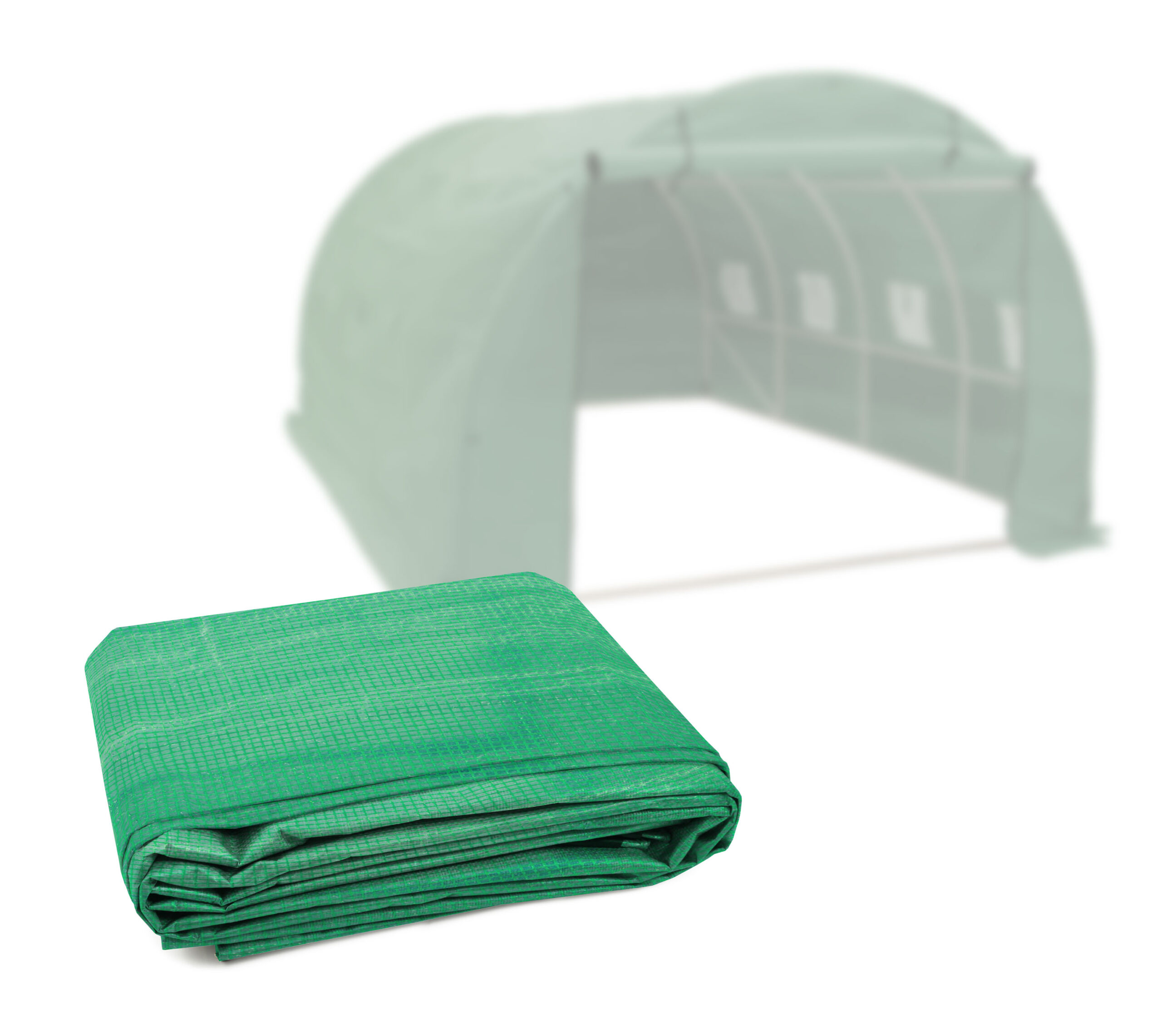 Folded Gray Tarp Fólia G21 pre fóliovník 300 x 400 x 200 cm, zelená – Obrázok 1