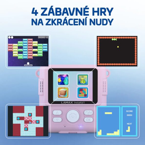Fotoaparát Lamax  InstaKid1 Pink – Obrázok 5