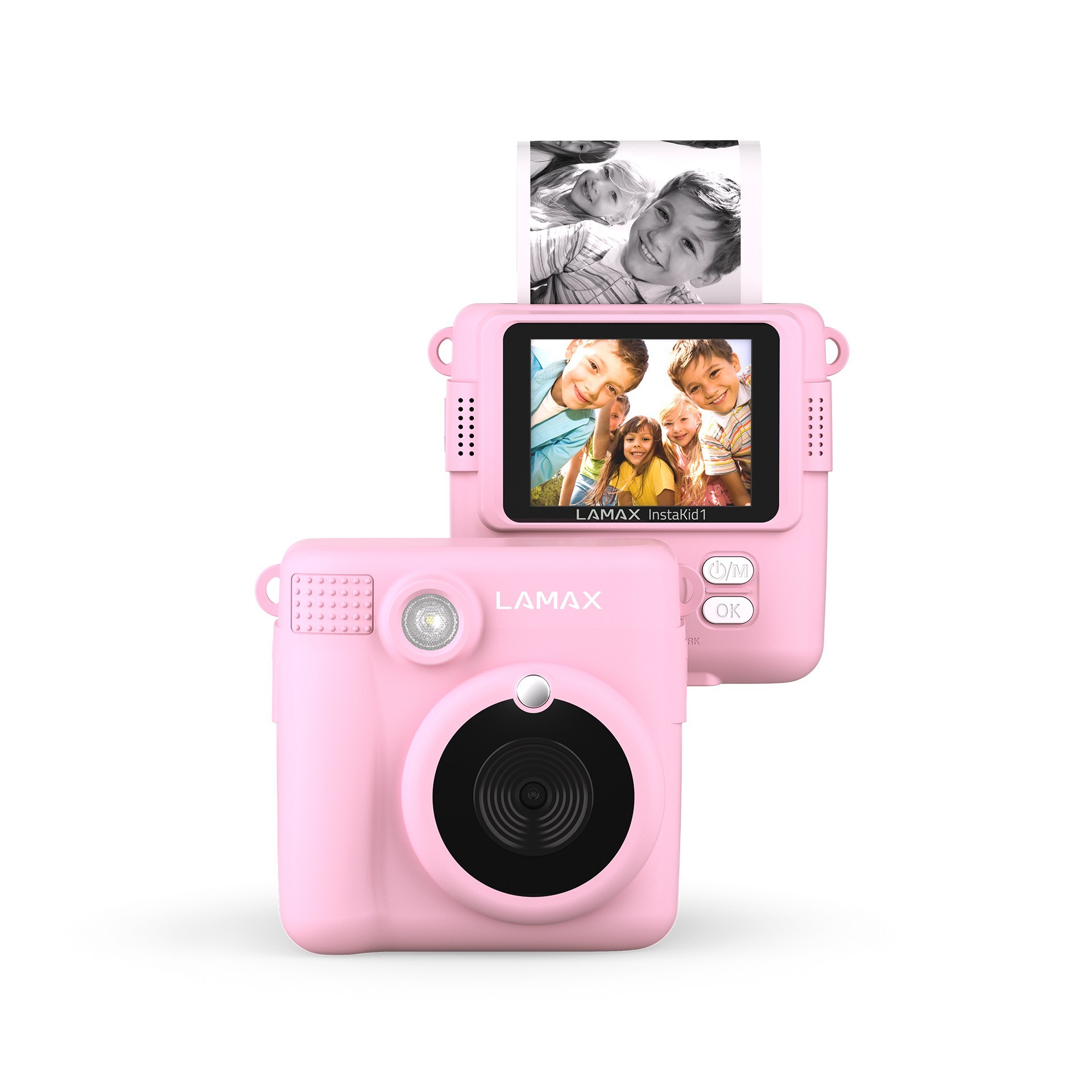 Fotoaparat-Lamax-InstaKid1-Pink Fotoaparát Lamax InstaKid1 Pink – Obrázok 1