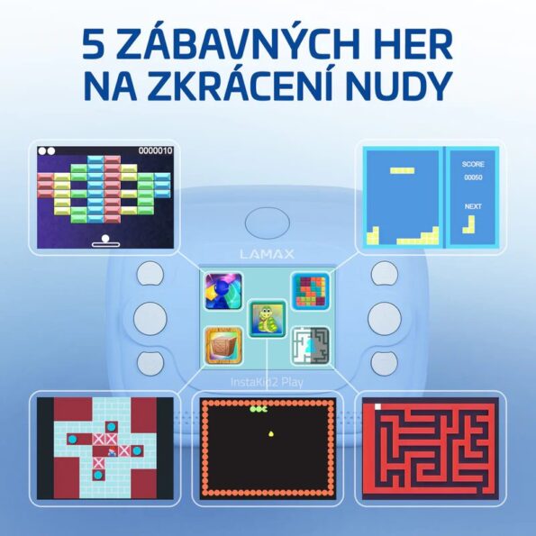 Fotoaparát Lamax  InstaKid2 Play Blue – Obrázok 2