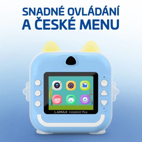 Fotoaparát Lamax  InstaKid2 Plus Blue – Obrázok 3