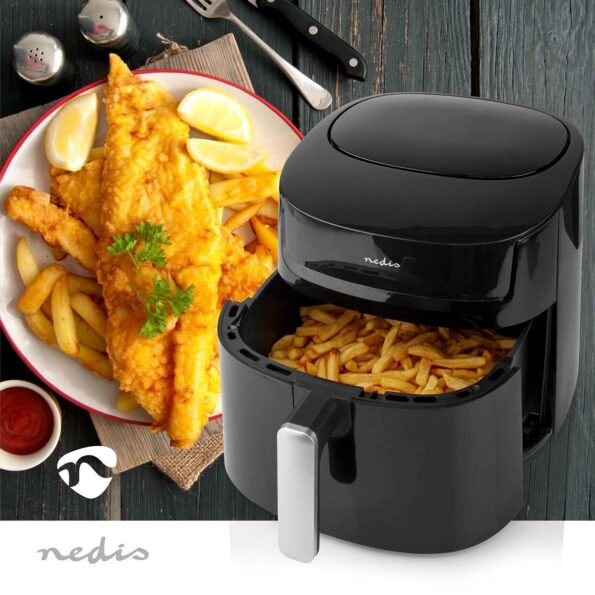 Fritéza Nedis teplovzdušná, 7,2 l, KAAF170BK – Obrázok 3