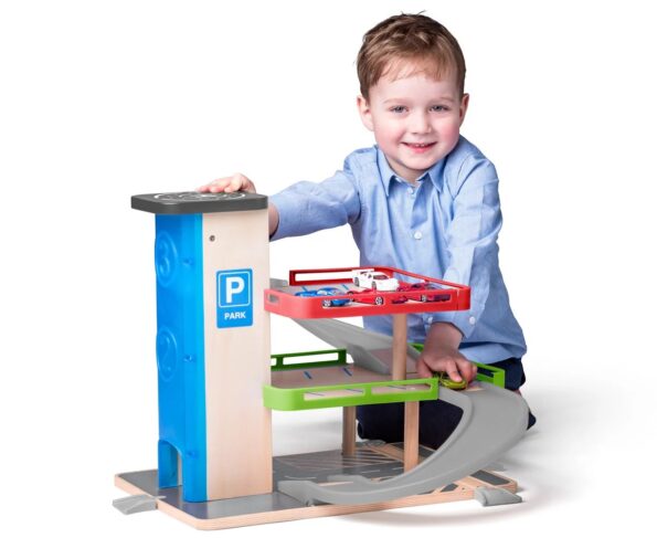 Garáž Woody s výťahom a príslušenstvom - drevo/plast – Obrázok 5