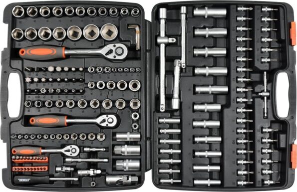 Gola súprava Sthor 1/2", 3/8", 1/4" 173ks TO-58688 – Obrázok 6