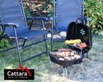 Gril Cattara na drevené uhlie CROTONE skladací – Obrázok 6