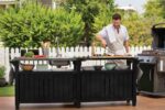 Grilovací stolík Keter UNITY Chef 415 L grafitový – Obrázok 2