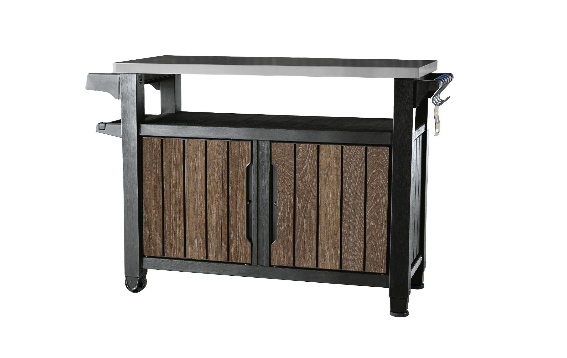 Grilovaci-stolik-Keter-UNITY-XL-207-l-Walnut Grilovací stolík Keter UNITY XL 207 l Walnut – Obrázok 1