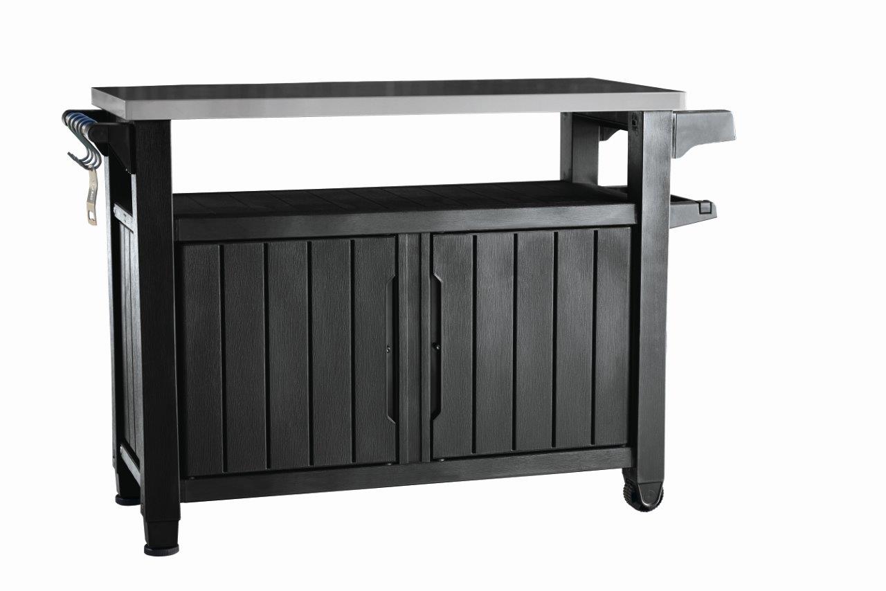 Grilovaci-stolik-Keter-UNITY-XL-207L-grafitovy Grilovací stolík Keter UNITY XL 207L grafitový – Obrázok 1