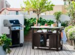 Grilovací stolík Keter UNITY XL 207L hnedý – Obrázok 2