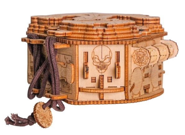 Hlavolam EscapeWelt 3D drevený Blackbeard's Compass – Obrázok 4