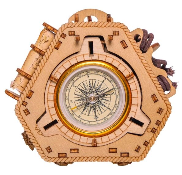 Hlavolam EscapeWelt 3D drevený Blackbeard's Compass – Obrázok 7