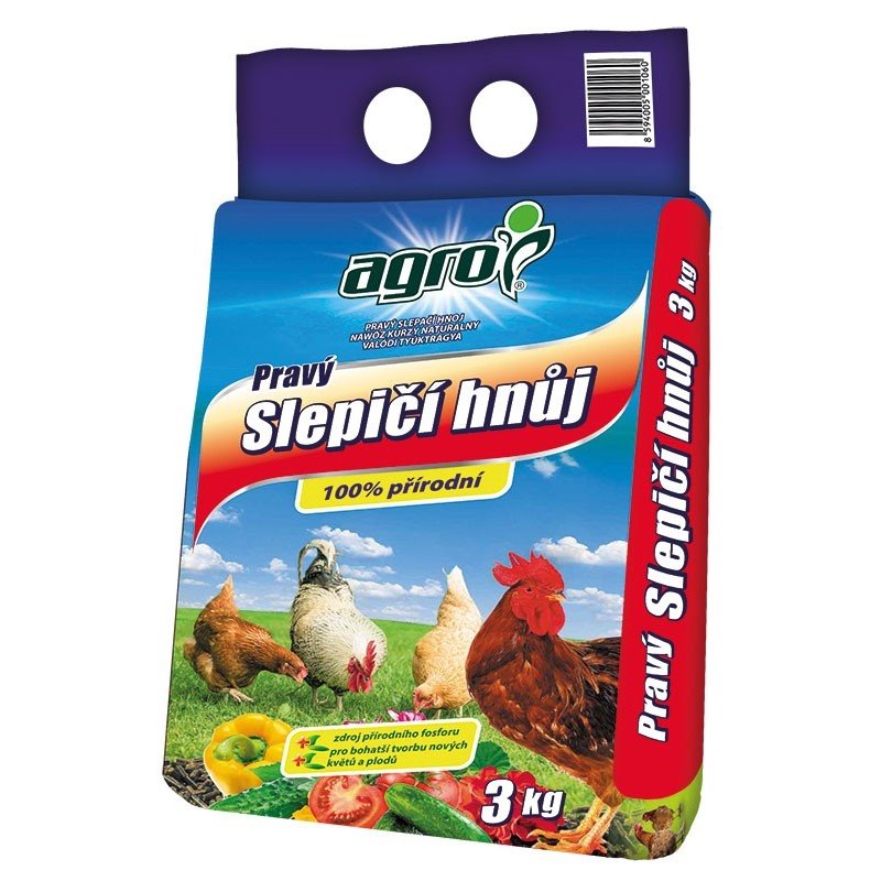 Hnojivo-Agro-Pravy-slepaci-hnoj-3-kg Hnojivo Agro Pravý slepačí hnoj 3 kg – Obrázok 1