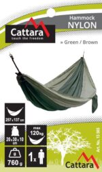 Hojdacia sieť Cattara NYLON 275x137cm zeleno-hnedá – Obrázok 4