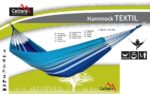 Hojdacia sieť Cattara TEXTIL 200x100cm modro-biela – Obrázok 4