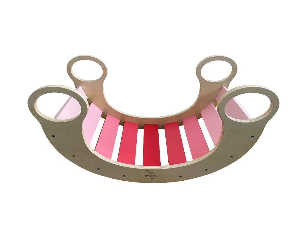 Hojdacka-2Kids-Toys-Montessori-ruzova Hojdačka 2Kids Toys Montessori ružová – Obrázok 1