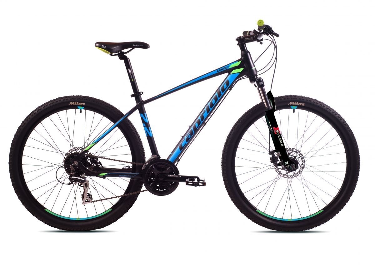 Horsky-bicykel-Capriolo-LEVEL-7.2-27519-modra Horský bicykel Capriolo LEVEL 7.2 27,5"/19" modrá – Obrázok 1