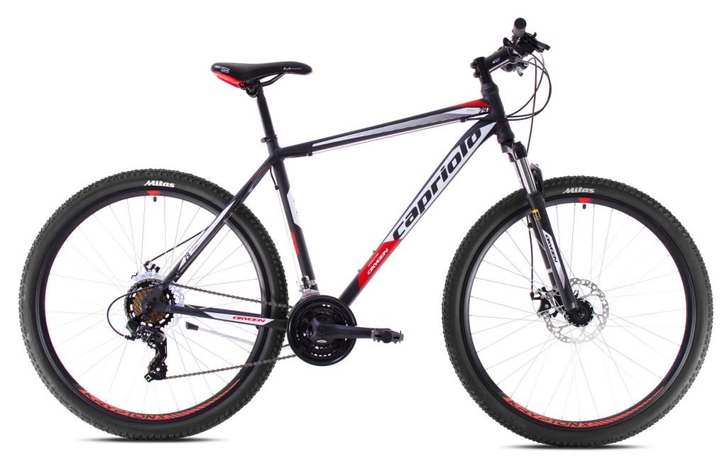 Horsky-bicykel-Capriolo-OXYGEN-2919-cierno-cervena-2020 Horský bicykel Capriolo OXYGEN 29"/19" čierno-červená (2020) – Obrázok 1
