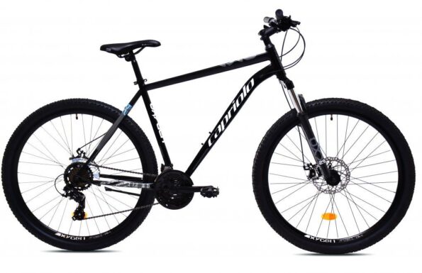 Horský bicykel Capriolo OXYGEN 29"/21HT black white blue čierny – Obrázok 5