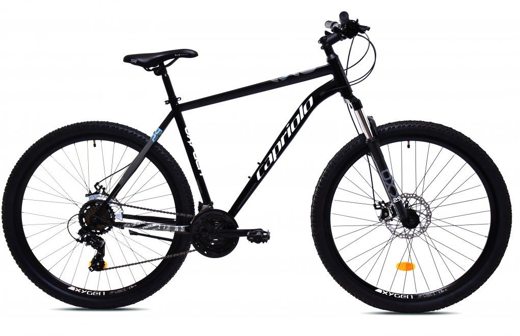 Horsky-bicykel-Capriolo-OXYGEN-2921HT-black-white-blue-cierny Horský bicykel Capriolo OXYGEN 29"/21HT black white blue čierny – Obrázok 1