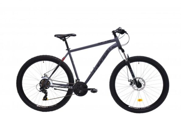 Horský bicykel Capriolo OXYGEN 29"/21HT grey black red čierny – Obrázok 7