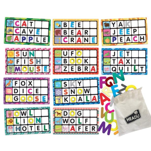 Hra Headu Montessori - Bingo - Písmená a slová – Obrázok 3