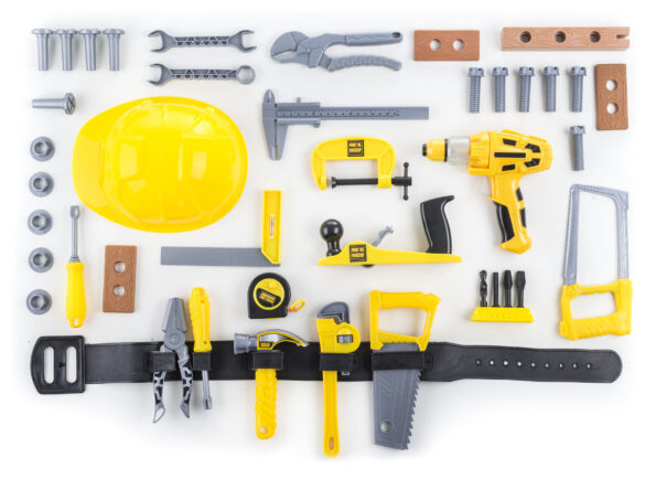 Hračka G21 Detské náradie DELUXE TOOLS, 44 dielov – Obrázok 4