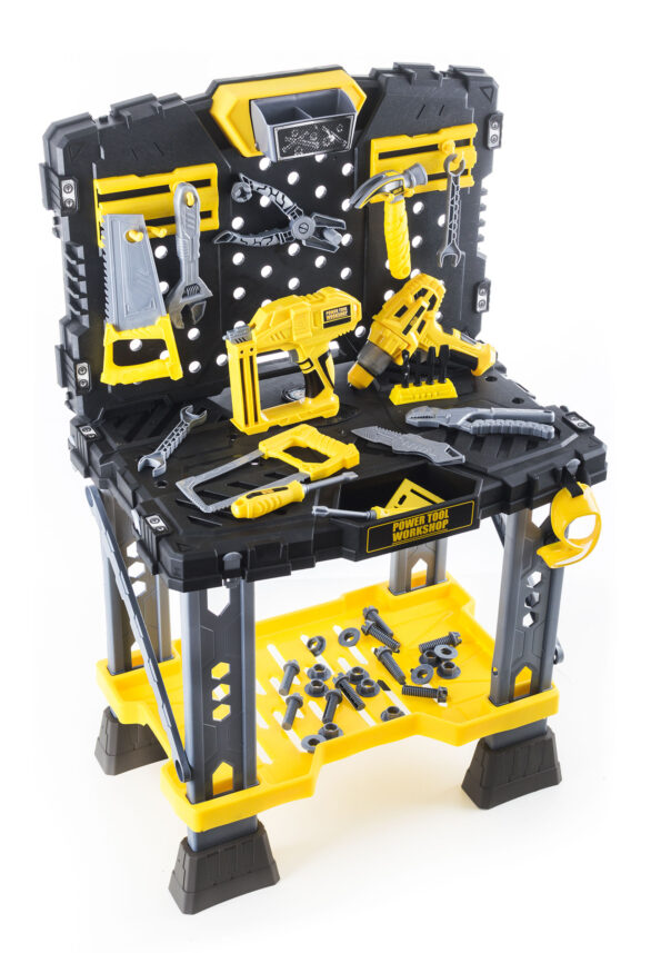 Hračka G21 Pracovný stôl s náradím DELUXE TOOLS – Obrázok 2