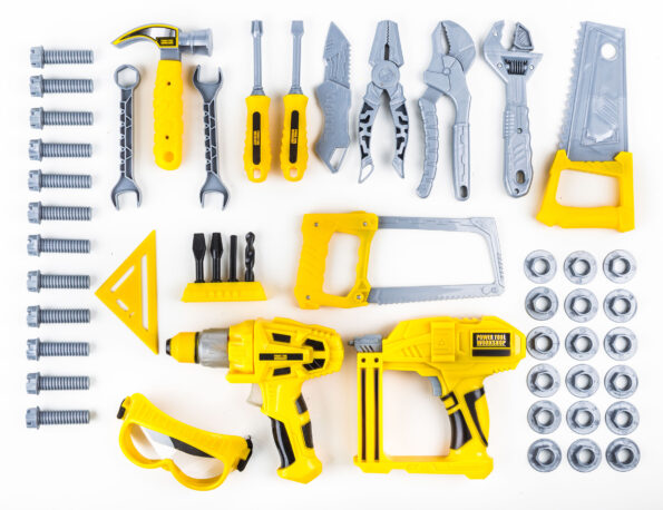 Hračka G21 Pracovný stôl s náradím DELUXE TOOLS – Obrázok 3