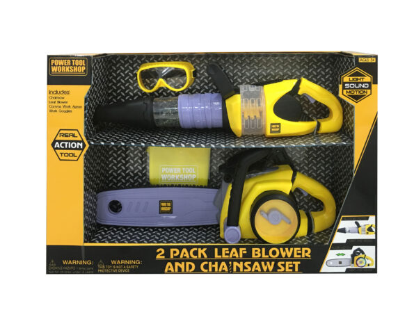 Hračka G21 fukár a motorová píla na batérie DELUXE TOOLS – Obrázok 7
