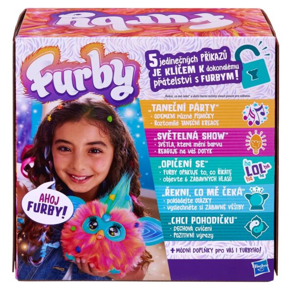 Hračka Hasbro - Furby korálový CZ verze – Obrázok 6