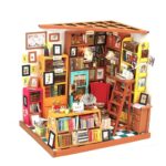 Hračka Robotime miniatúra domčeka Knižnica