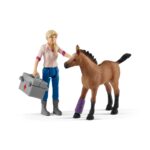 Hračka Schleich Návštěva lékaře u klisny a hříběte – Obrázok 2