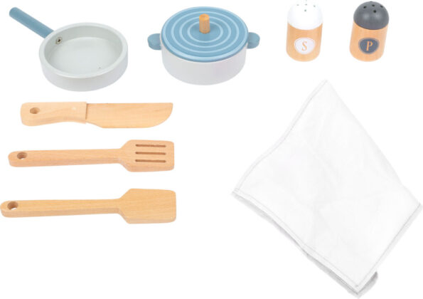 Hračka Small Foot Drevená kuchynka Gourmet ružová – Obrázok 5