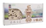Hračka Ugears 3D drevené mechanické puzzle Samohybný cyklista – Obrázok 2