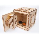 Hračka Ugears 3D drevené mechanické puzzle Trezor – Obrázok 7