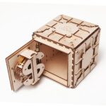 Hračka Ugears 3D drevené mechanické puzzle Trezor – Obrázok 8