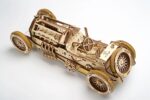 Hračka Ugears 3D drevené mechanické puzzle U9 Auto (Grand Prix) – Obrázok 6