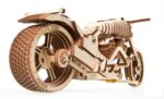 Hračka Ugears 3D drevené mechanické puzzle VM-02 Motorka (chopper) – Obrázok 4
