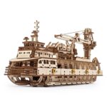 Hračka Ugears 3D drevené mechanické puzzle Výskumná loď – Obrázok 8