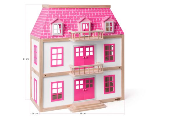 Hračka Woody Domček pre bábiky Vila Wisteria – Obrázok 2