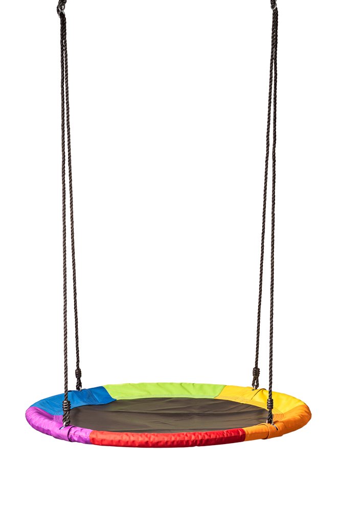 Hracka-Woody-Hojdaci-kruh-priemer-100cm-duhovy Hračka Woody Hojdací kruh (priemer 100cm), dúhový – Obrázok 1