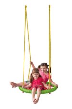 Hračka Woody Hojdací kruh (priemer 83cm) - zelenočervený – Obrázok 2