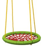 Hračka Woody Hojdací kruh (priemer 83cm) - zelenočervený