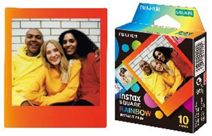 Instantny-film-Fujifilm-instax-SQUARE-RAINBOW-10-fotografii Instantný film Fujifilm instax SQUARE RAINBOW 10 fotografií – Obrázok 1