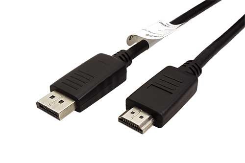 Kabel-DisplayPort-HDMI-MM-2m Kábel DisplayPort-HDMI M/M 2m – Obrázok 1