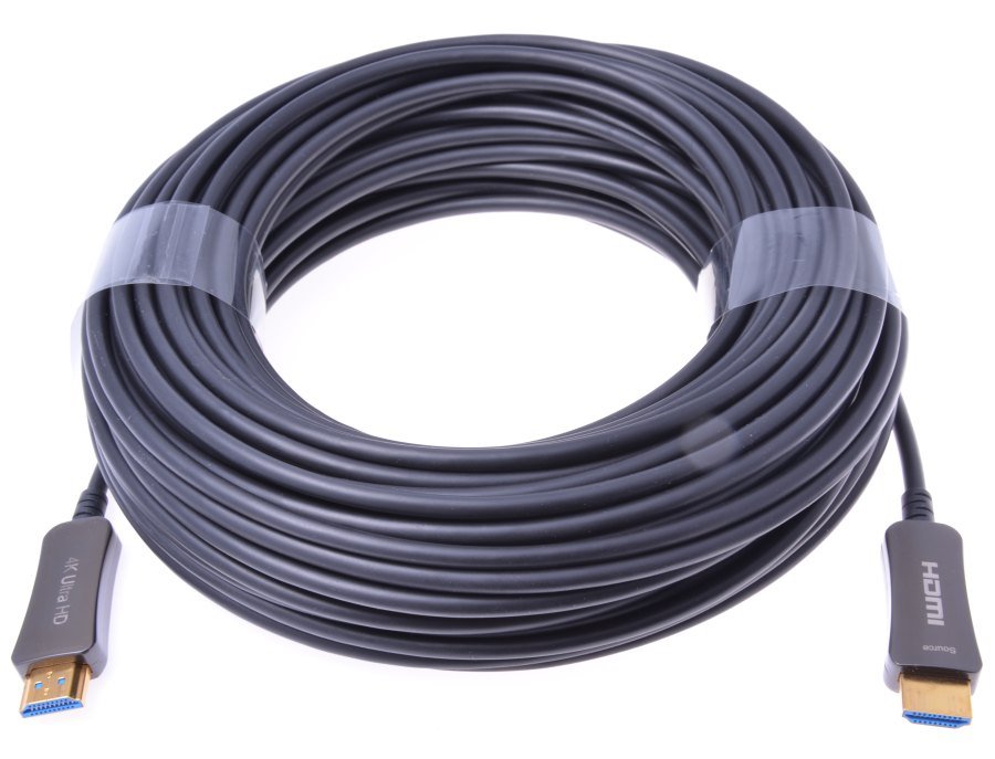 Kabel-HDMI-High-Speed-4K@60Hz-Ethernet-20m-MM-zlacene-konektory Kábel HDMI High Speed 4K@60Hz + Ethernet 20m, M/M, zlacené konektory – Obrázok 1